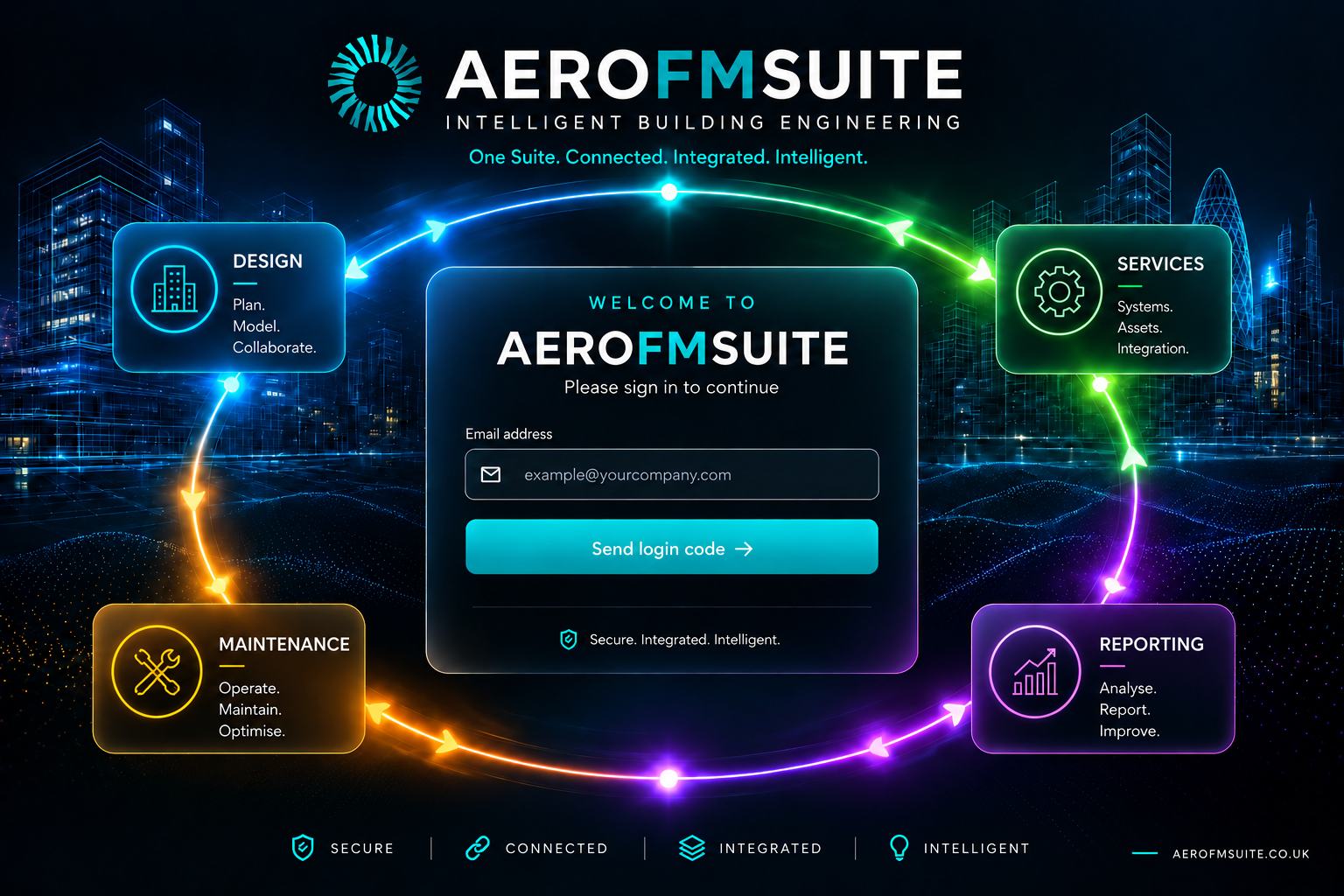 AeroFMSuite intelligent building engineering sign-in